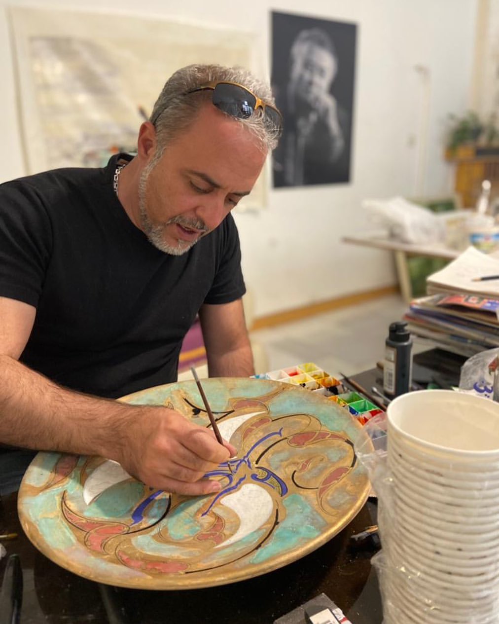 نمایشگاه «نوستالژی» نقاش ایرانی در پایتخت اتریش